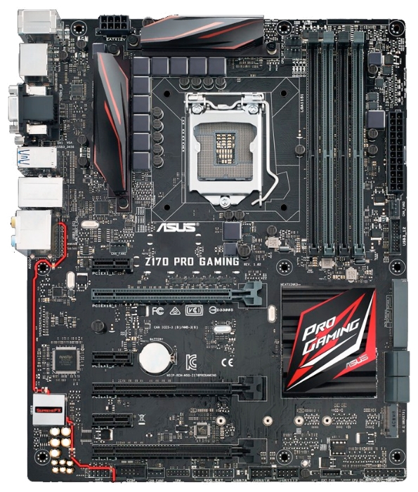 Матплата Asus Z170 PRO GAMING (S1151 Intel Z170 4xDDR4 ATX AC`97 8ch(7.1) GbLAN RAID RAID1 RAID5 RAID10+VGA+DVI+HDMI)