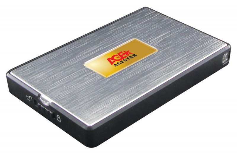 Корпус внешний для SATA HDD/SSD 2.5",USB 2.0,AgeStar,Alume, (SUB2A11)
