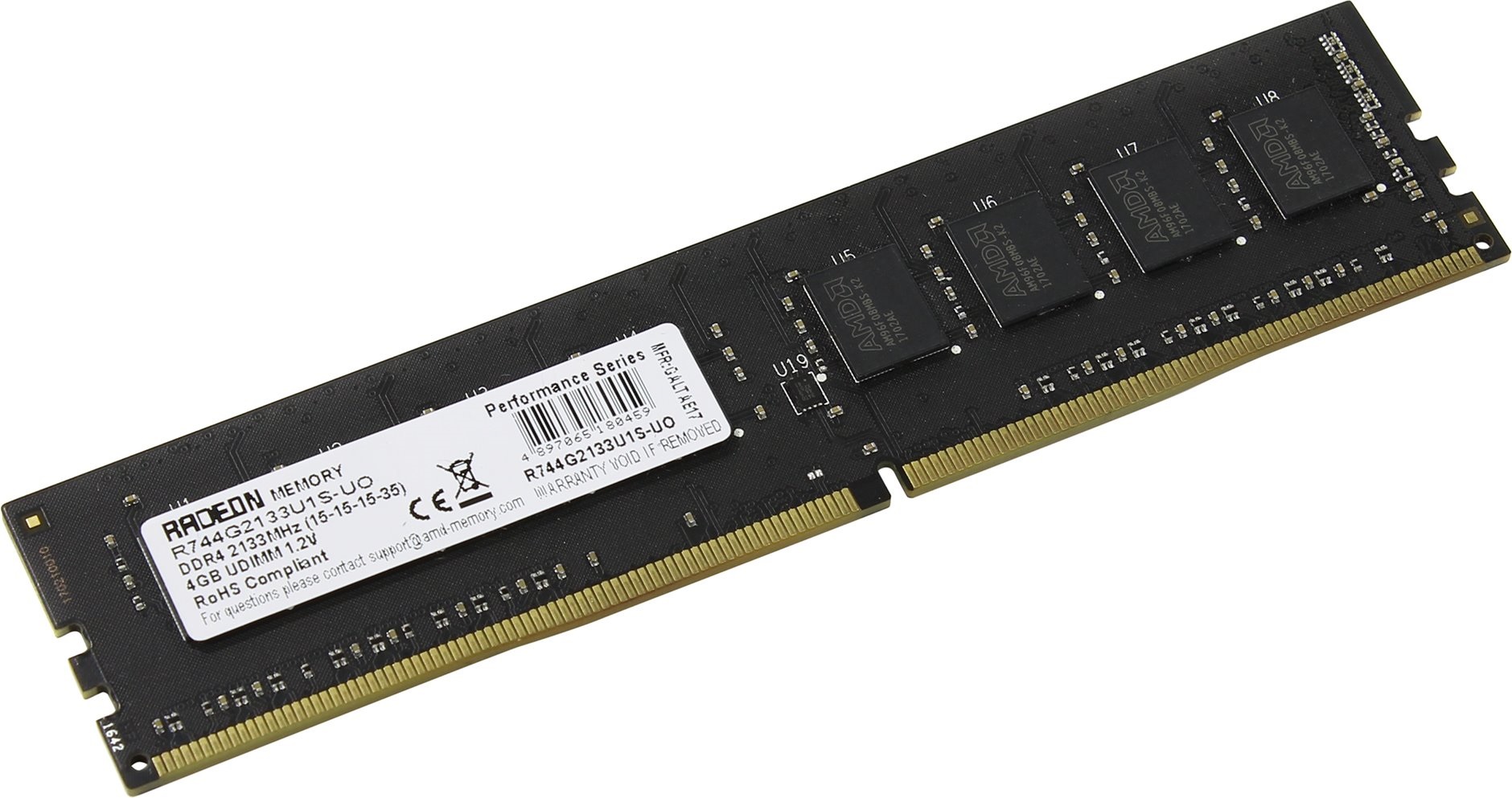 Память DIMM 8 GB,DDR4,PC25600/3200,AMD, R9 Gamers Series, R948G3206U2S-U