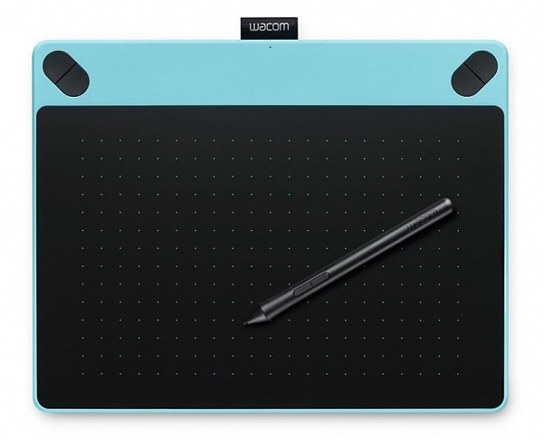 Планшет для рисования Wacom Intuos Draw Pen S CTL-490DB-N USB голубой