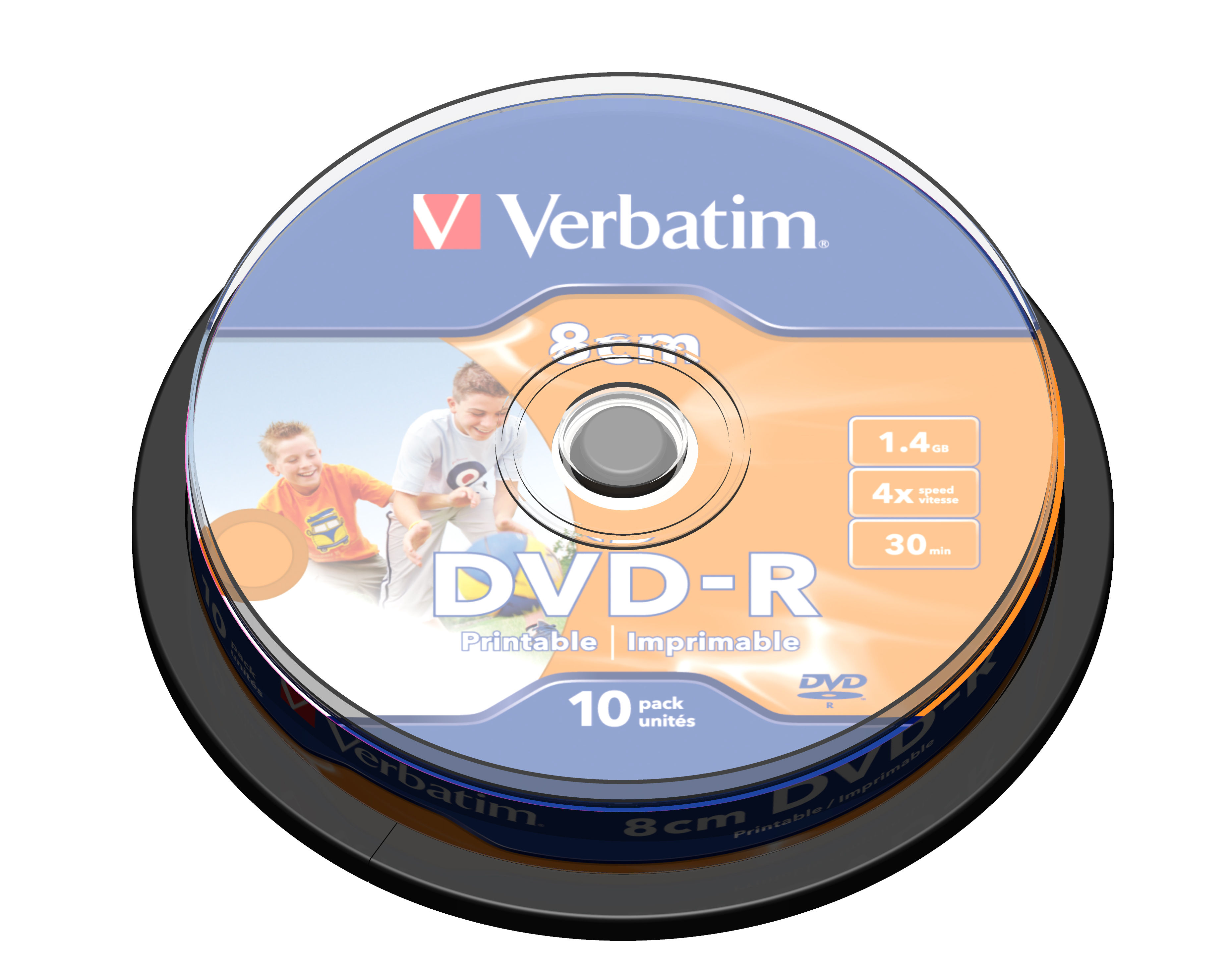 Диск DVD-R Verbatim 4.7Gb 16x Cake Box (10шт), 43 729