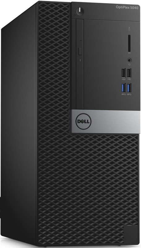 Персональный компьютер Dell OptiPlex 5040 MT, Ci7 6700(3.4GHz,8MB,QC), 8GB (2x4Gb), 500GB SATA 7200, HD530, DVD+/-RW, keyb, mouse, Win7 Pro64