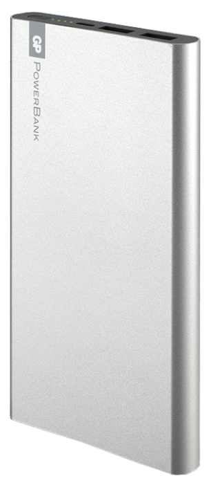 Мобильный аккумулятор GP Portable PowerBank FP10M Li-Pol 10000mAh 2.1A+1A серебристый 1xUSB
