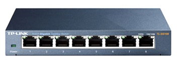 Коммутатор TP-Link TL-SG108 (8-port Desktop Gigabit Switch, 8 10/100/1000M RJ45 ports, metal case)