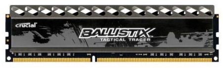Память DIMM 4 GB DDR3 1866 MT/s (PC3-14900) CL9 @1.5V Ballistix Tactical Tracer UDIMM 240pin Red Green LEDs, Crucial, BLT4G3D1869DT2TXRGCEU