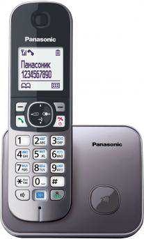 Телефон,Panasonic KX-TG6811RUM, grey metallic
