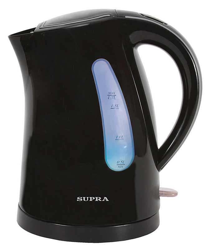 Чайник электрический Supra KES-1721N 1.7л. 2200Вт черный (корпус: пластик)