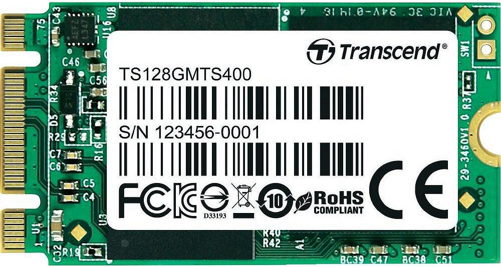 Накопитель SSD 128GB Transcend M.2 SSD MTS 400 series (22x42mm) R/W: 560/160, TS128GMTS400