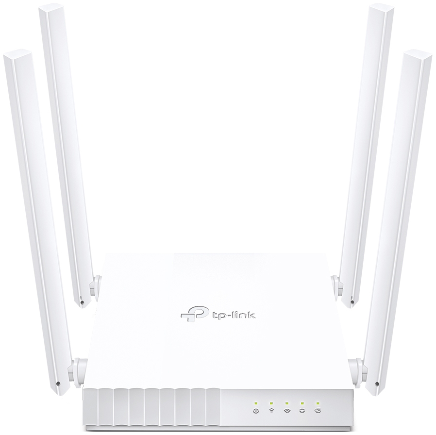 Маршрутизатор TP-Link Archer C24, AC750 Wireless Dual Band Router, 433 at 5 GHz +300 Mbps at 2.4 GHz, 802.11ac/a/b/g/n, 1 port WAN 10/100 Mbps + 4 por
