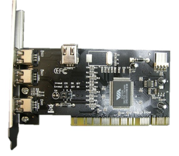 Контроллер PCI IEEE1394 (3+1)port VIA6306 bulk