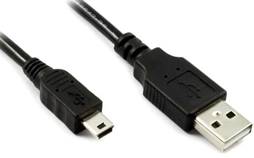 Кабель Greenconnect GCR-UM2M5P-BB2S-1.0m, 1.0m USB 2.0, AM/mini 5P, черный, 28/28 AWG, экран, армированный, морозостойкий, GCR-UM2M5P-BB2S-1.0m
