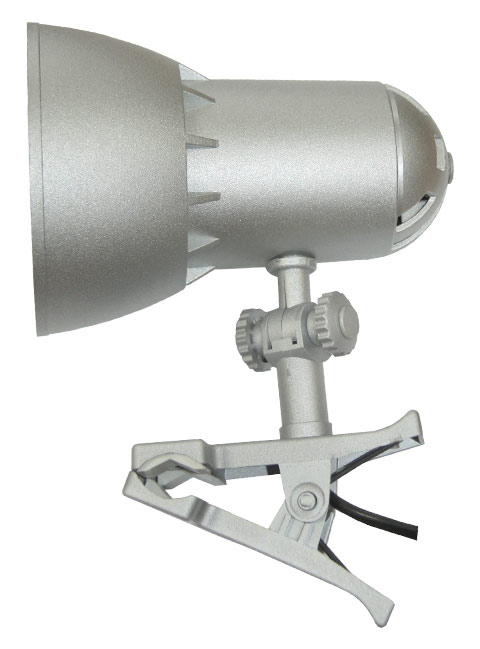 Светильник настольный Трансвит NADEZHDA1MINI/SL на прищепке E27 лампа накаливания серебристый 40Вт