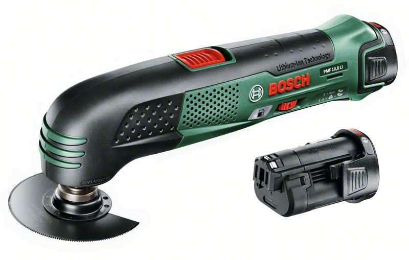 Многофункциональный инструмент Bosch PMF 10.8 Li зеленый/черный
