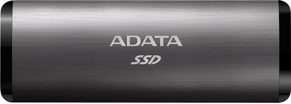 Твердотельный накопитель ADATA 256GB SE760 External SSD USB 3.2 Gen2 Type-C, R1000/W1000, Titan-Gray, ASE760-256GU32G2-CTI