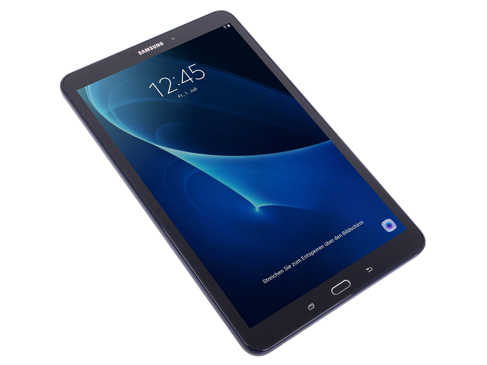 Планшет Samsung Galaxy Tab A SM-T585N (1.6) 8C/RAM2Gb/ROM16Gb 10.1" TFT 1920x1200/3G/4G/Android 6.0/темно-синий/8Mpix/2Mpix/BT/GPS/WiFi/Touch/microSD 
