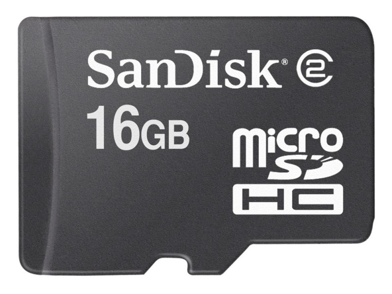 Память microSDHC 16Gb Class4 Sandisk w/o adapter, SDSDQM-016G-B35