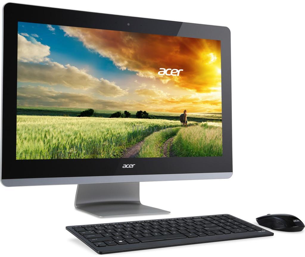 Моноблок Acer Aspire Z3-705 21.5" Full HD i3 5005U (1.6)/6Gb/1Tb/DVDRW/Windows 10 Home Single Language/Eth/WiFi/BT/клавиатура/мышь/Cam/черны