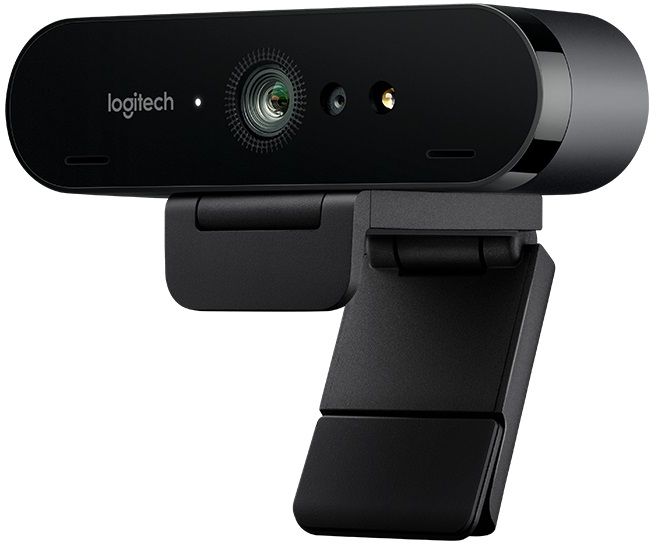 Вебкамера Logitech BRIO, разрешение видео 4096x2160, подключение через USB 3.0, встроенный микрофон, автоматическая фокусировка