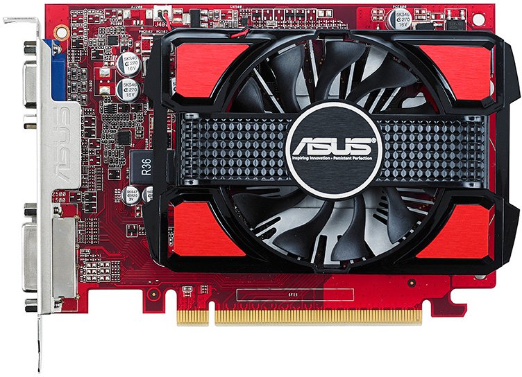 Видеокарта Asus PCI-E R7250-1GD5-V2 AMD Radeon R7 250 1024Mb 128bit GDDR5 1000/4600 DVIx1/HDMIx1/CRTx1/HDCP Ret