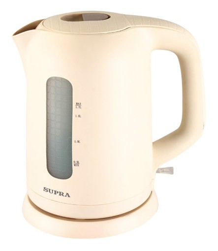 Чайник электрический Supra KES-1702 1.7л. 2200Вт белый/бежевый (корпус: пластик)