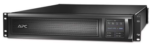 ИБП APC Smart-UPS X 3000VA (2700 watts Rack/Tower LCD 200-240V,  Interface Port SmartSlot, USB, Extended runtime model, 2 U), SMX3000RMHV2U