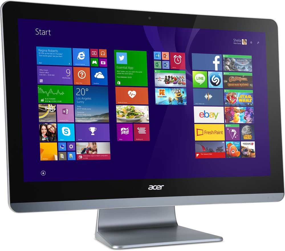 Моноблок Acer Aspire ZC-700 (19.5" 1920x1080, Intel Celeron N3150D 1.6GHz , 2Gb, 500Gb, DVD-RW, WiFi), DQ.SZCER.001