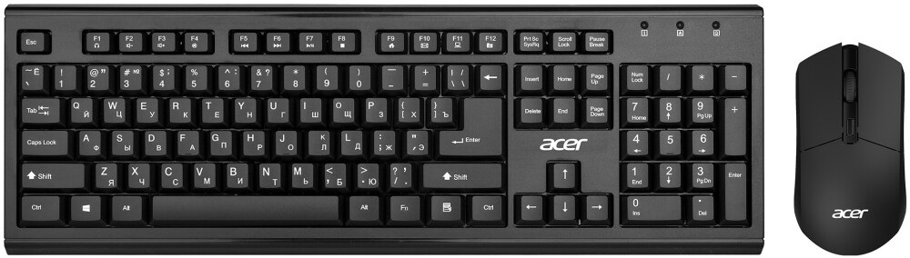 Клавиатура,Acer OKR120 USB, (kbd+mouse) беспроводная, ZL.KBDEE.007