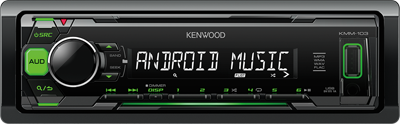 Автомагнитола Kenwood KMM-103GY 1DIN 4x50Вт