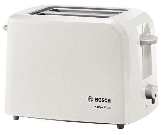 Тостер BOSCH TAT3A011 (980 Вт, 2 секции, белый)