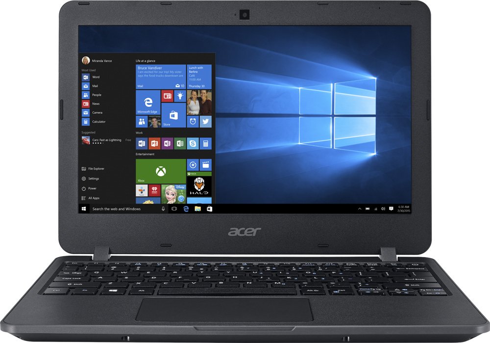 Ноутбук Acer TravelMate TMB117-M-C2SE Celeron N3060/4Gb/500Gb 2Gb/11.6"/HD (1366x768)/Linpus/black
