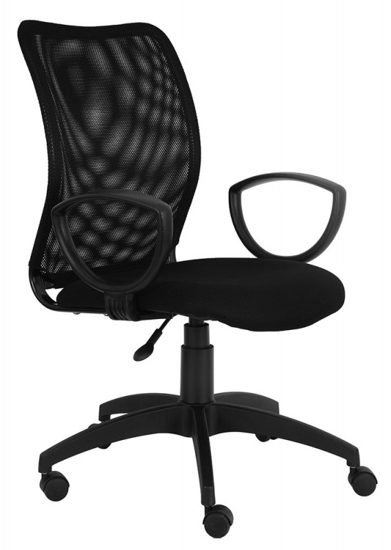 Кресло Бюрократ CH-599AXSN/TW-11 спинка сетка черный сиденье черный TW-11 ткань крестовина пластиковая