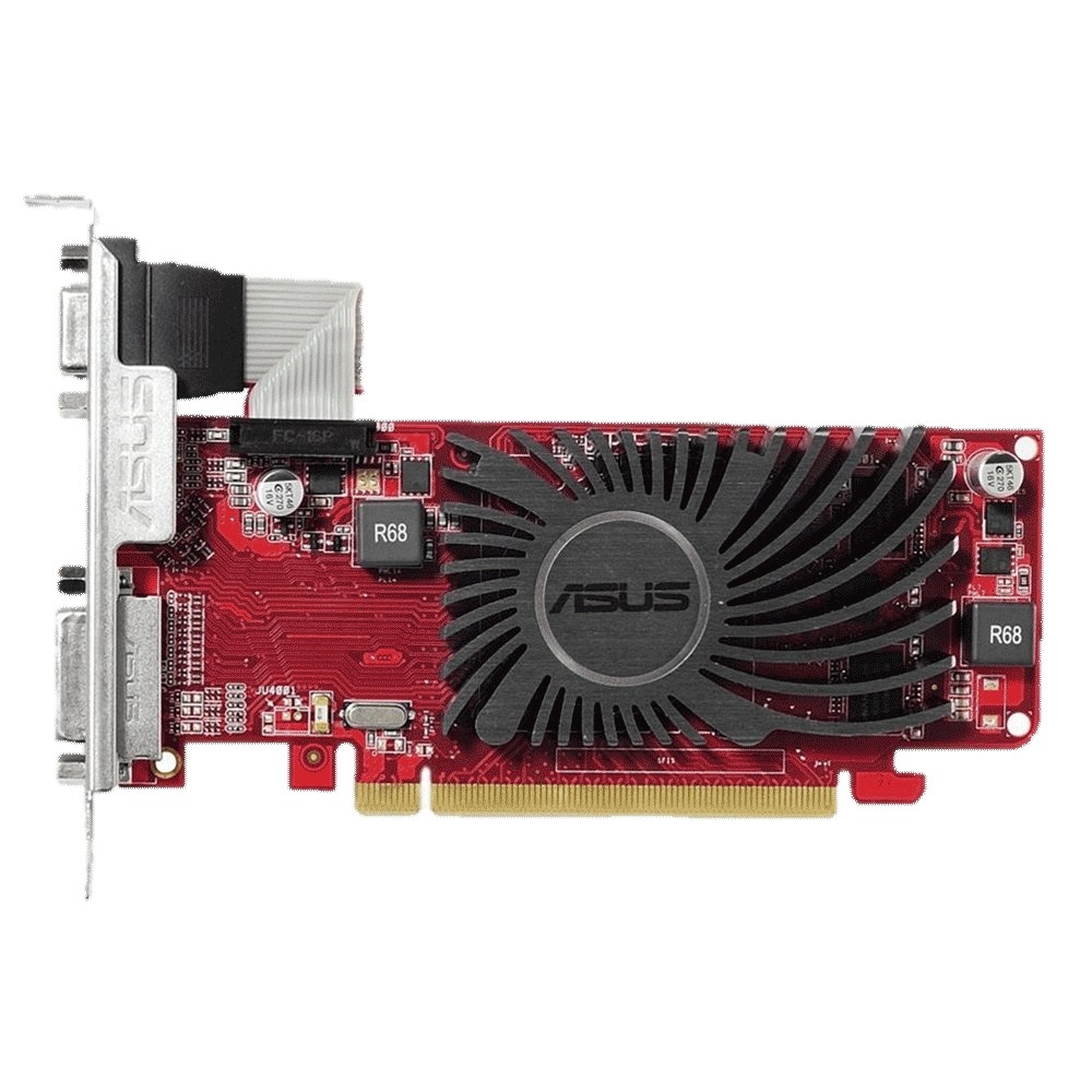Видеокарта Asus AMD Radeon R5 230 (PCI-E 2048Mb 64bit DDR3 650/1200 DVIx1/HDMIx1/CRTx1/HDCP), R5230-SL-2GD3-L 