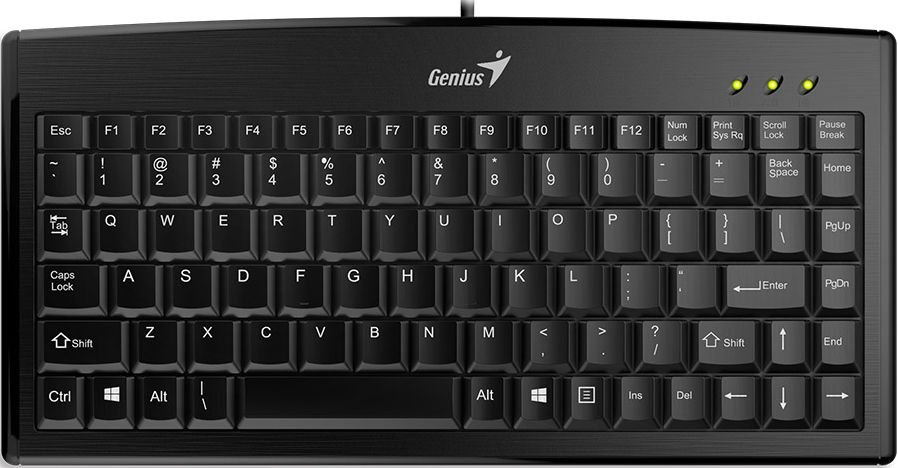 Клавиатура Genius Luxemate 100, интерфейс USB, цвет чёрный, 31300725102