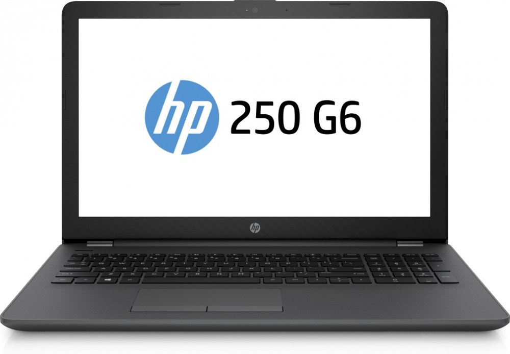 Ноутбук HP 250 G6 15.6"(1366x768)/Intel Celeron N3060(1.6Ghz)/4096Mb/1000Gb/DVDrw/Int:Intel HD Graphics 400/Cam/BT/WiFi/war 1y/Silver/DOS, 1WY50EA#ACB