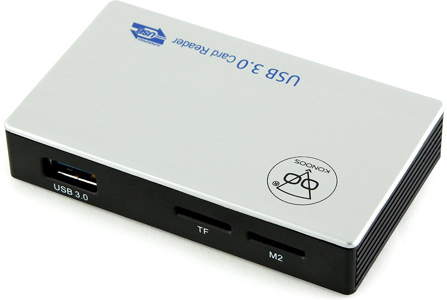 Картридер,Konoos UK-28 , (USB 3.0)