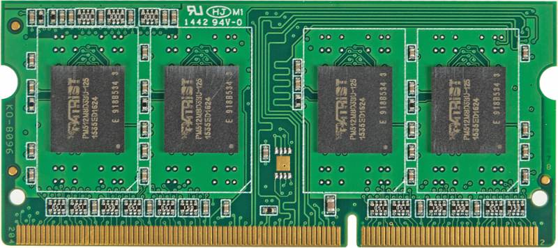 Память SO-DIMM 4Gb DDR3 1600MHz Patriot Memory PC3-12800 CL11 204-pin, PSD34G160081S