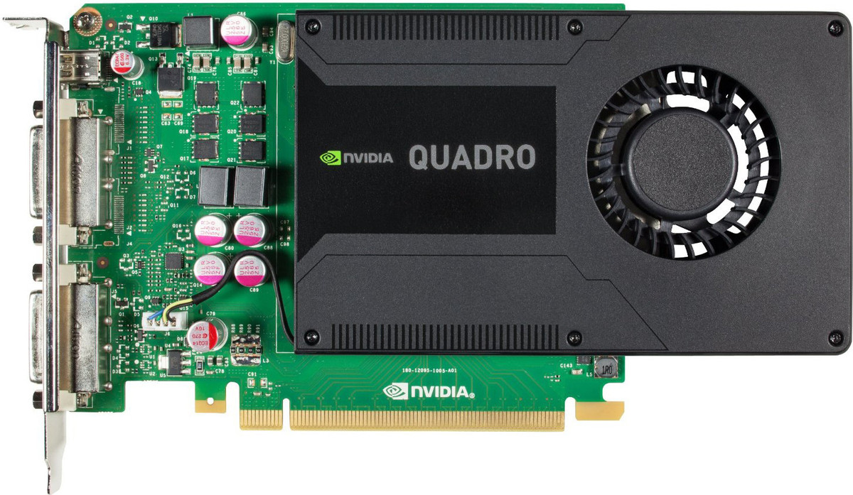 Видеокарта PNY Quadro K2000D PCI-E,2 GB,DDR5, 128bit, 2xDVI+miniDP OEM, VCQK2000DVI-PB