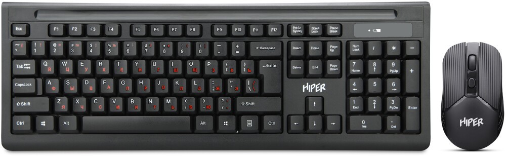 Клавиатура,HIPER OSW-2000 , USB Wireless (kbd+ mouse)