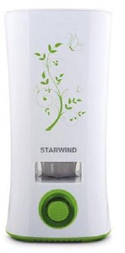 Увлажнитель воздуха Starwind SHC4210 28Вт (ультразвуковой) белый/зеленый