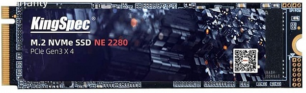 Твердотельный накопитель KingSpec  NE-256, 256Gb,  PCI-E x4 