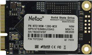 Твердотельный накопитель Netac  NT01N5M-512G-M3X, 512Gb,  SATA-III 