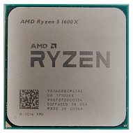 Процессор AMD Ryzen 5 1600X, Socket-AM4, 3600МГц,  ядер: 6,  OEM 