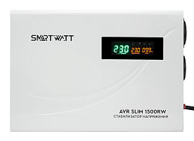 Стабилизатор напряжения SMARTWATT 6657 AVR SLIM 1500RW 