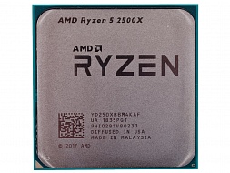 Процессор AMD Ryzen 5 2500X, Socket-AM4, 3600МГц,  ядер: 4,  OEM 