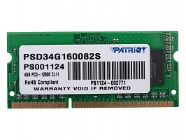 Оперативная память PATRIOT 6612 PSD34G1600L81S 
