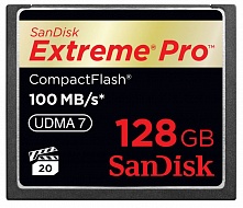 Карта памяти SANDISK  SDCFXPS-128G-X46, 128Gb,  Compact Flash,  Class 10 