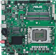 Материнская плата ASUS  PRO H610T D4-CSM, Socket-1700,  H610,  DDR4 