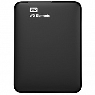 Внешний накопитель Western Digital Elements WDBUZG0010BBK-EESN, 1000Gb,  USB 3.0 