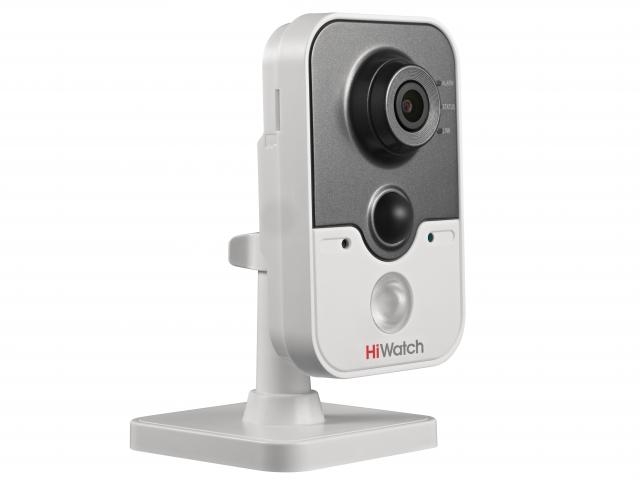 Видеокамера IP Hikvision HiWatch DS-I214 2.8-2.8мм цветная корп.:белый