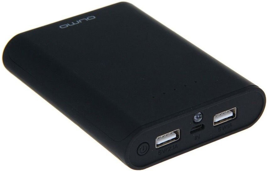 Мобильное зарядное устройство,QUMO PowerAid 6600, (6600mAh, 2xUSB)